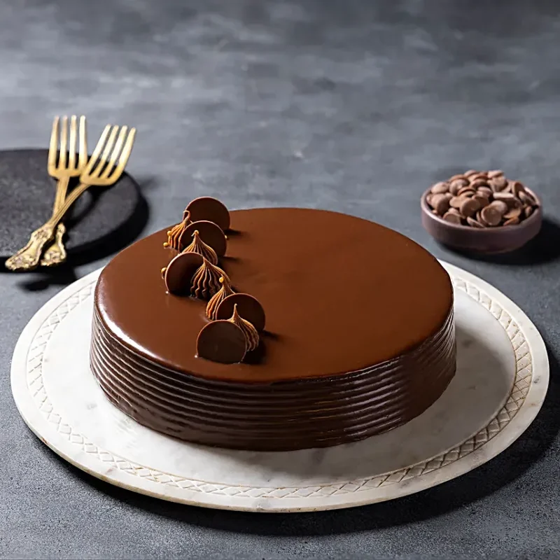 Chocolate truffle cream cake